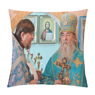 Personality  Svyaschennik.Mitropolit Dnepropetrovsk Ukraine Pillow Covers