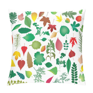 Personality  Color Leafs Pillow Covers