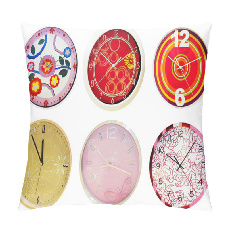 Personality  Wall Clocks 2 Pillow Covers