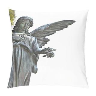 Personality  A Photography Of A Beautiful Sad Angel Pillow Covers