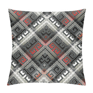 Personality  Modern Geometric Meander Seamless Pattern. Greek Key Pillow Covers