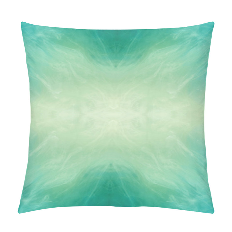Personality  Green ink background. pillow covers