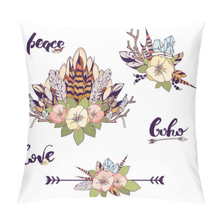 Personality  Love, Peace, Boho Pillow Covers