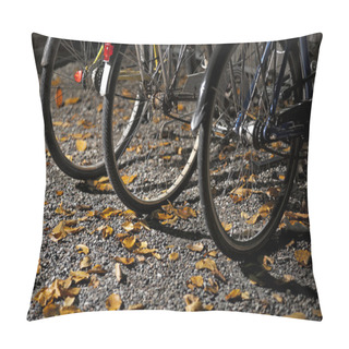 Personality  Wheels Of Bikes Pillow Covers