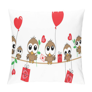 Personality  Happy Birthday Or Other Celebration Owls Pillow Covers