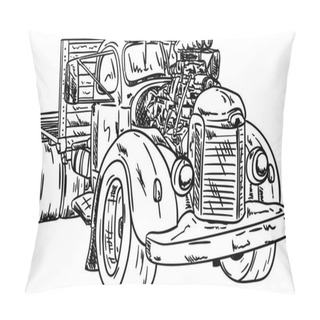 Personality  Hot-rod Car Pillow Covers