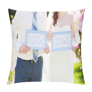 Personality  Wedding Couple - New Family Concept Pillow Covers