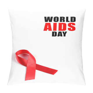 Personality  Aids Awareness Red Ribbon Pillow Covers