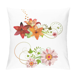 Personality  Flowers Arrangement Pillow Covers