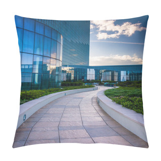 Personality  Outdoor Walkway At The Revel Hotel Casino In Atlantic City, New  Pillow Covers