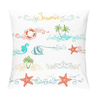 Personality  Set Of Summer Design Pillow Covers
