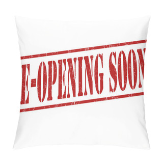 Personality  Re-opening Soon Stamp Pillow Covers