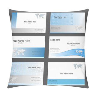Personality  Business Card Templates Pillow Covers