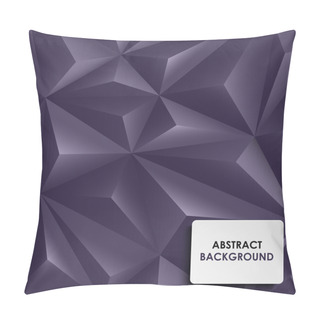 Personality  Abstract Violet Background Pyramid Pillow Covers