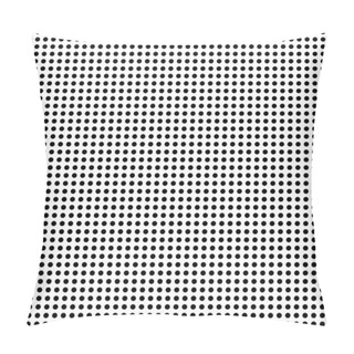 Personality  Circle Halftone, Screentone Vector Illustrations. Dots, Dotted, Speckles Vector Illustration Pillow Covers