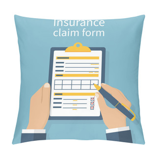 Personality  Insurance Claim Form Pillow Covers