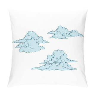 Personality  Set Of Cumulus Clouds Pillow Covers
