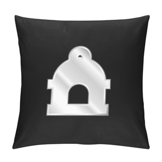 Personality  Bird House Silver Plated Metallic Icon Pillow Covers