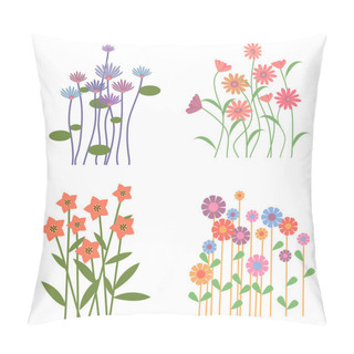 Personality  Colorful Retro Flower Collection Pillow Covers