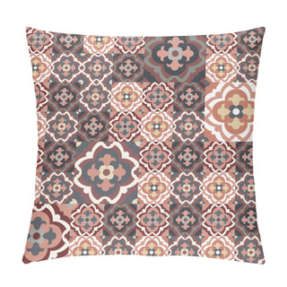 Personality  Retro Floor Tiles Patern Pillow Covers