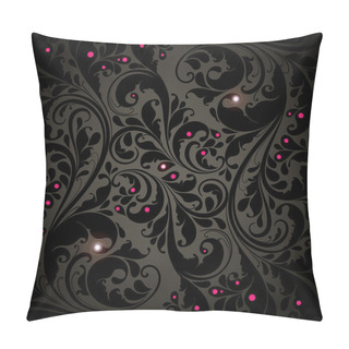 Personality  Seamless Damask Wallpaper Pillow Covers