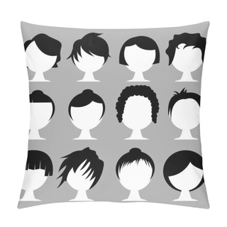 Personality  Hair Styles Pillow Covers