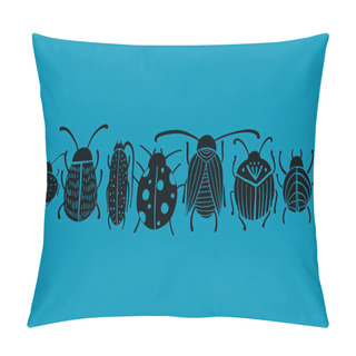 Personality  Funny Beetles Collection For Your Design Pillow Covers
