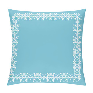 Personality  Geometric Ornament. Square Frame In Vintage Style. Pillow Covers