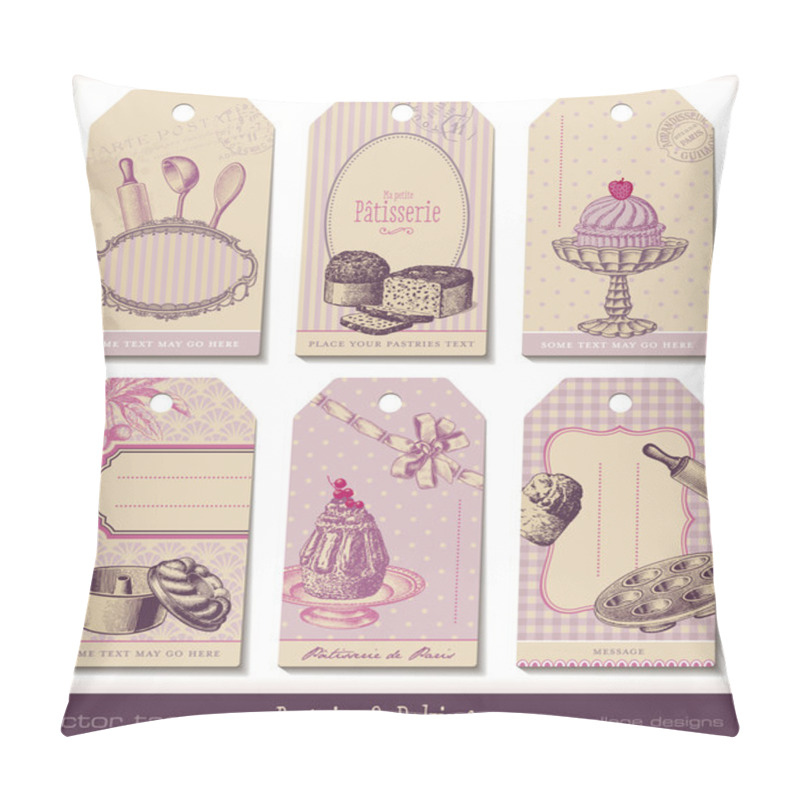 Personality  Set of pastries gift tags pillow covers