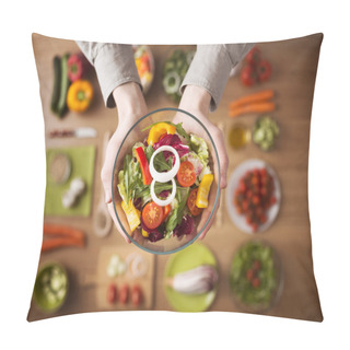 Personality  Healthy Fresh Homemade Salad Pillow Covers