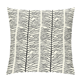 Personality  Abstract Texture With Branch Of Trees Seamless Pattern Pillow Covers
