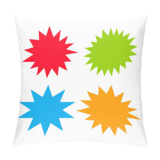 Personality  Abstract Bursting Speech Star Pillow Covers