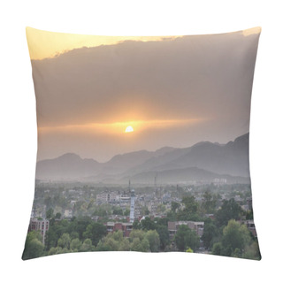 Personality  Beautiful Sunset Over Islamabad Pillow Covers