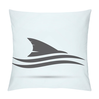 Personality  Shark, Fish Icon Pillow Covers
