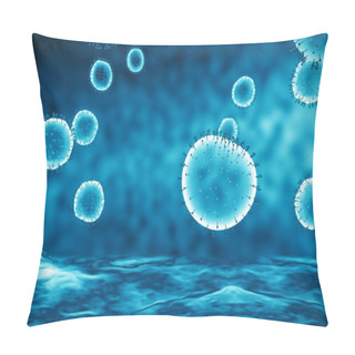 Personality  Medical Illustration Of The Bacteria Pillow Covers
