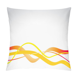 Personality  Vector Wave Art Pillow Covers