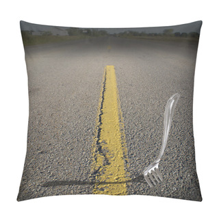 Personality  Fork In The Road Pillow Covers