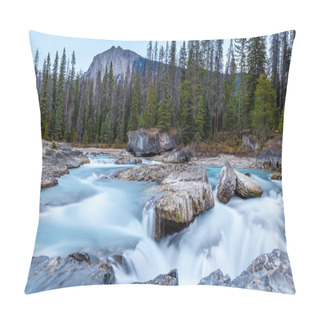 Personality  Natural Bridge At Yoho National Park In British Columbia Pillow Covers
