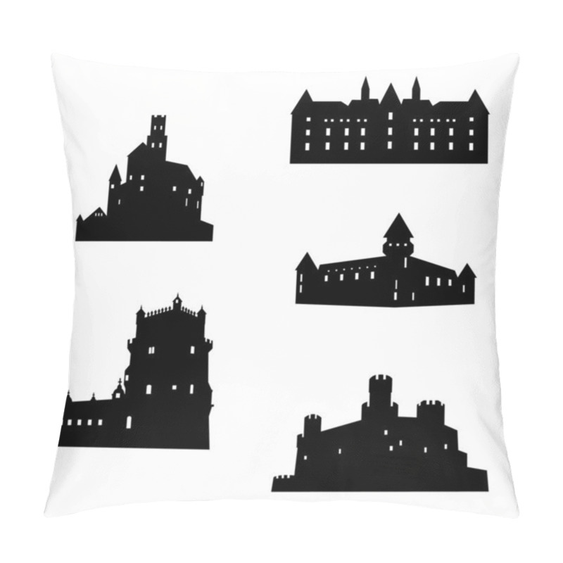 Personality  Castle pillow covers