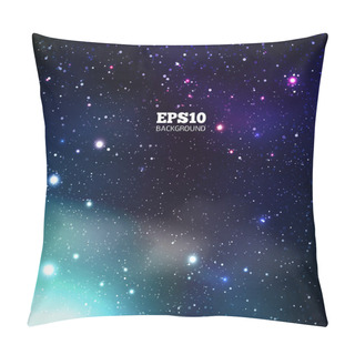 Personality  Brochure Star And Space Template Pillow Covers
