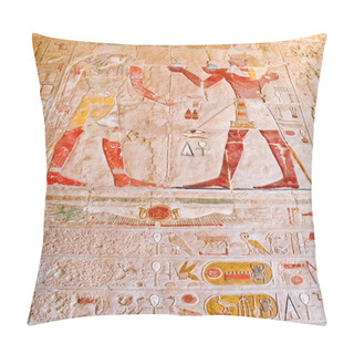 Personality  Ancient Egyptian Carved Wall Pillow Covers