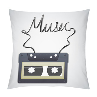 Personality  Muisc Background Pillow Covers