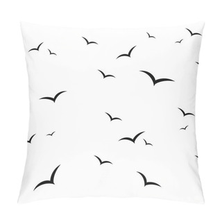 Personality  Birds Vector Seamless Pattern Pillow Covers
