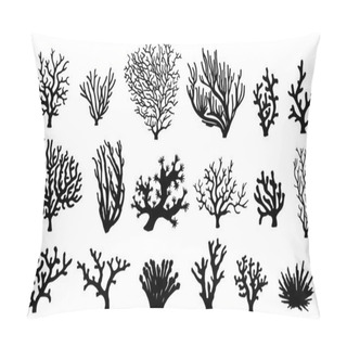 Personality  Coral Silhouettes Pillow Covers