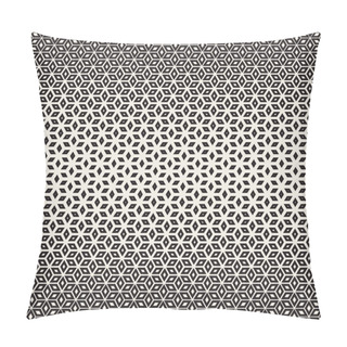 Personality  Vector Seamless Pattern. Modern Stylish Texture. Geometric Striped Ornament. Monochrome Lattice Pillow Covers