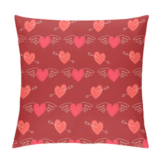 Personality  Valentine's Day Background Pillow Covers