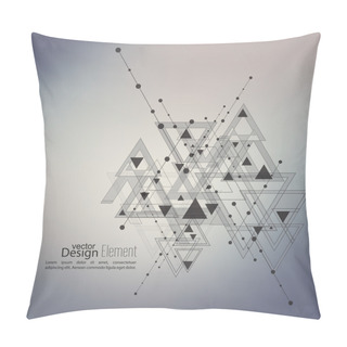 Personality  Abstract Vector Background Pillow Covers