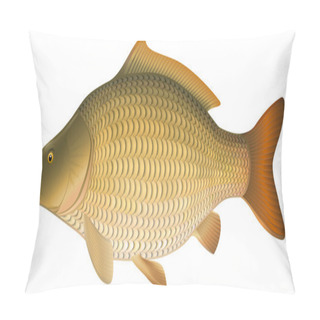 Personality  Common Carp (Cyprinus Carpio) Pillow Covers