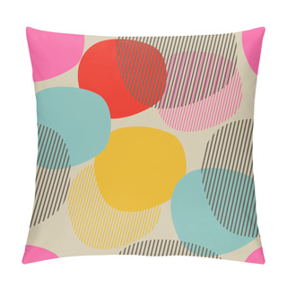 Personality  Abstract Seamless Pattern With Circles Pillow Covers