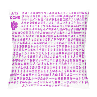 Personality  Medical Icon Collection Pillow Covers